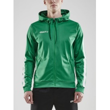 Craft Hoodie Fullzip Pro Control green/white Men